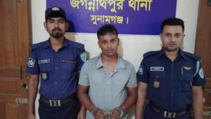 জগন্নাথপুরে পর্নোগ্রাফি মামলার আসামী গ্রেপ্তার