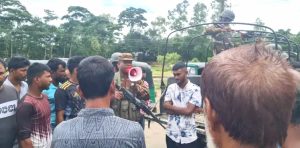 জগন্নাথপুরে সেনা মোতায়েন, ট্রাফিক এর দায়িত্বে আনসার ভিডিপি