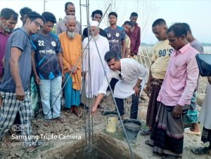 দিরাইয়ের আকিলনগরে বেসরকারী প্রা. বিদ্যালয়ের ভিত্তি প্রস্তর স্থাপনের উদ্বোধন করেন চেয়ারম্যান একরার হোসেন