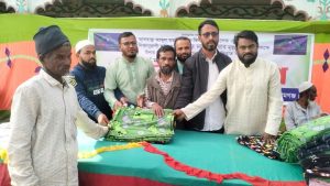 দিরাইয়ে আলহাজ্ব মাসুক মিয়া কল্যাণ ট্রাস্টের শীতবস্ত্র বিতরণ